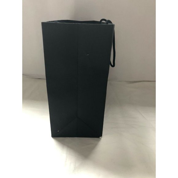 CHANEL Camellia Paper Shopping Bag Black 13" x 17" x 6" - Picture 8 of 10